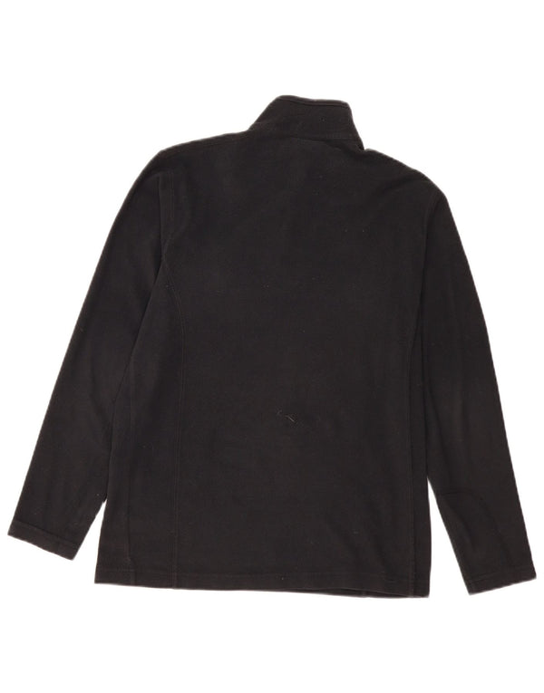 Columbia Herren-Fleecepullover mit Reißverschluss, XS, schwarzes Polyester