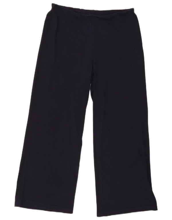 Marks & Spencer Damen Freizeithose UK 14 Large W34 L28 Marineblau