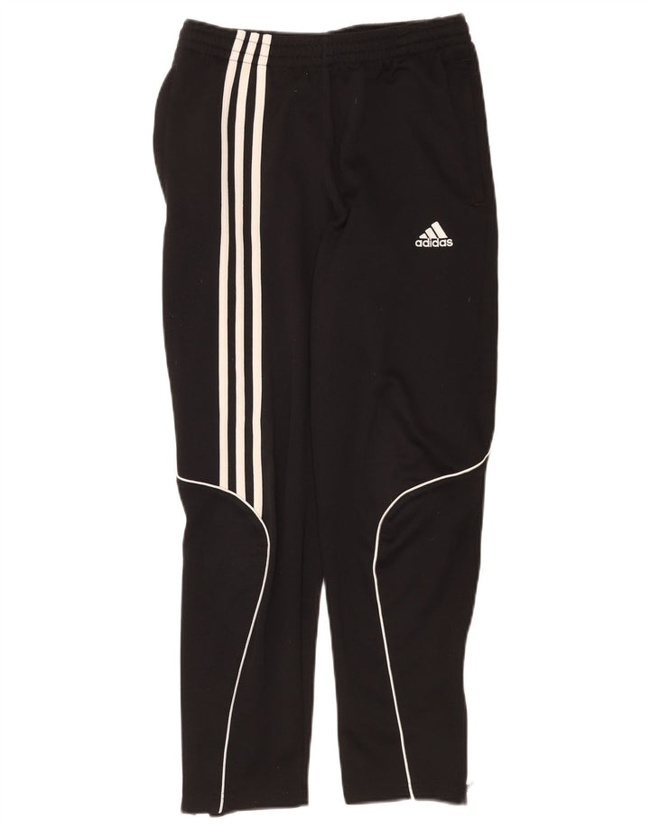 Adidas Jungen Climalite Trainingshose 11–12 Jahre, schwarzes Polyester