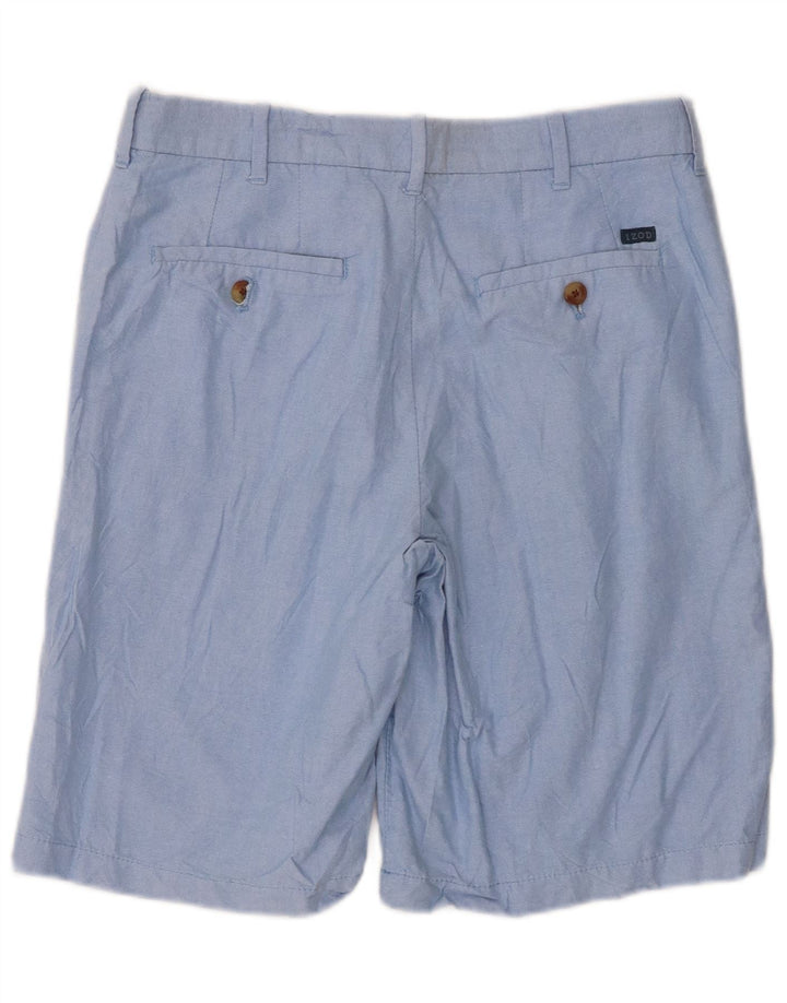 Izod Herren Chinoshorts W30 mittelblaue Baumwolle