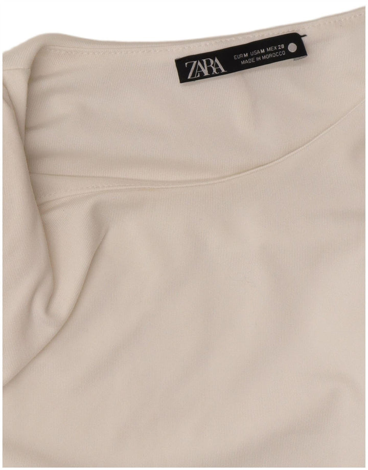 Zara Damen-Body UK 12 Mittelweiß