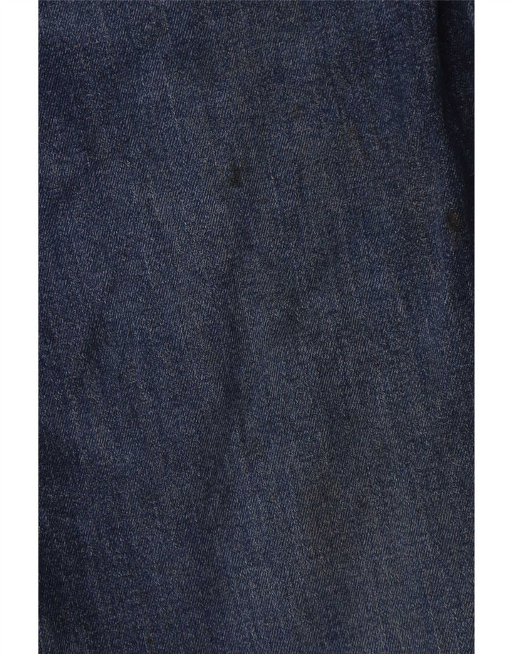 Levi's Herren 505 Straight Jeans W38 L32 Marineblaue Baumwolle