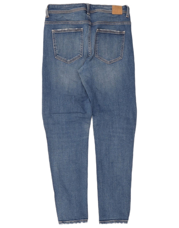 Zara Damen Slim Jeans EU 38 Small W28 L27 Blau