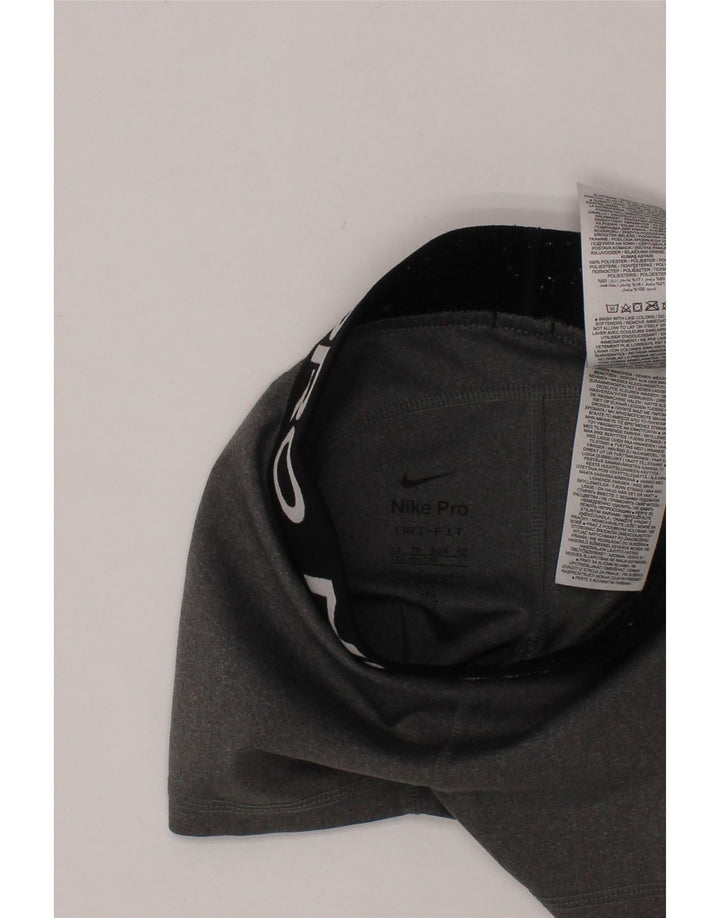 NIKE Mädchen Dri Fit Graphic Sport Shorts 6–7 Jahre XS Grau Polyester