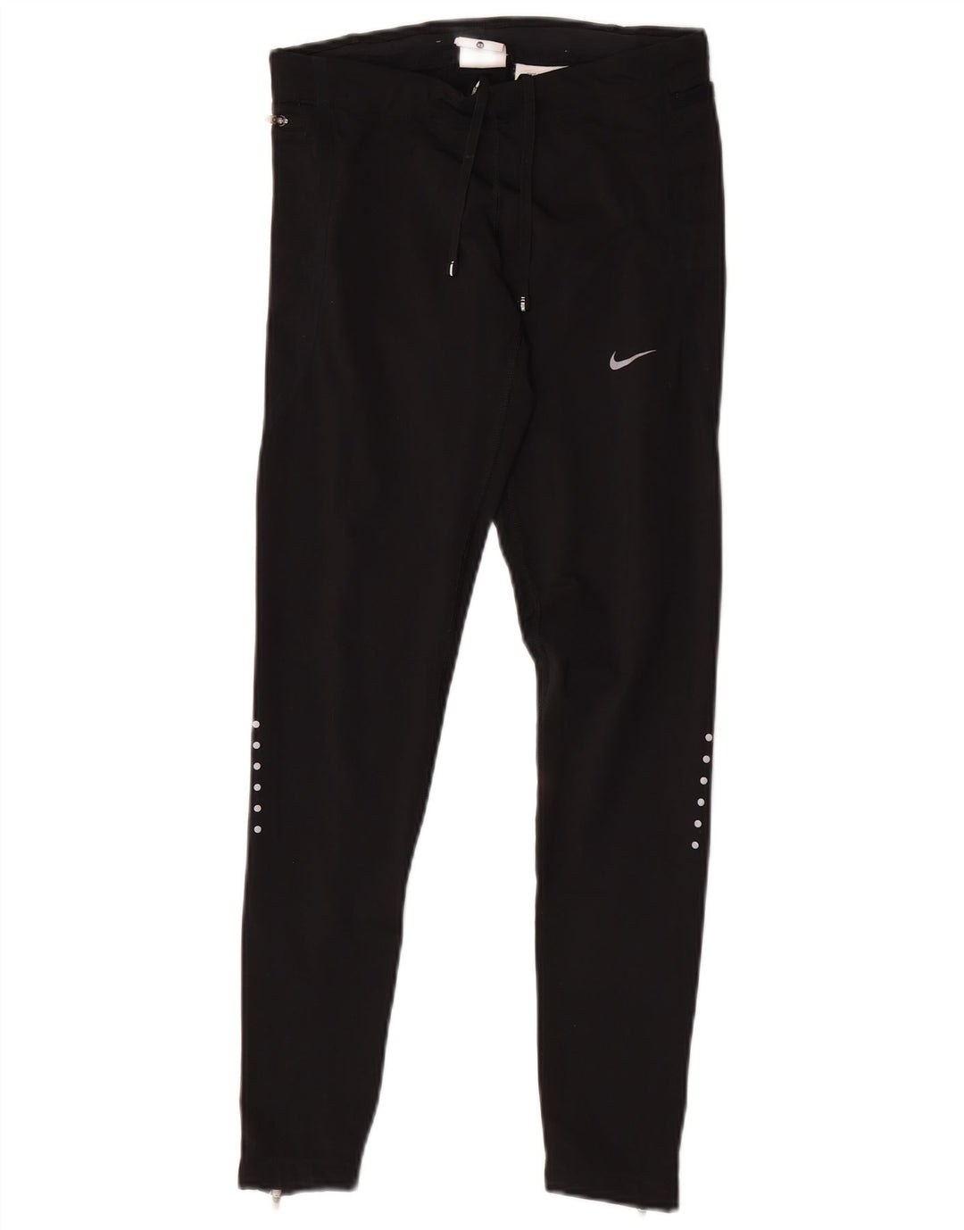 Nike Damen Dri Fit Leggings UK 6 XS Schwarz Colourblock Polyester