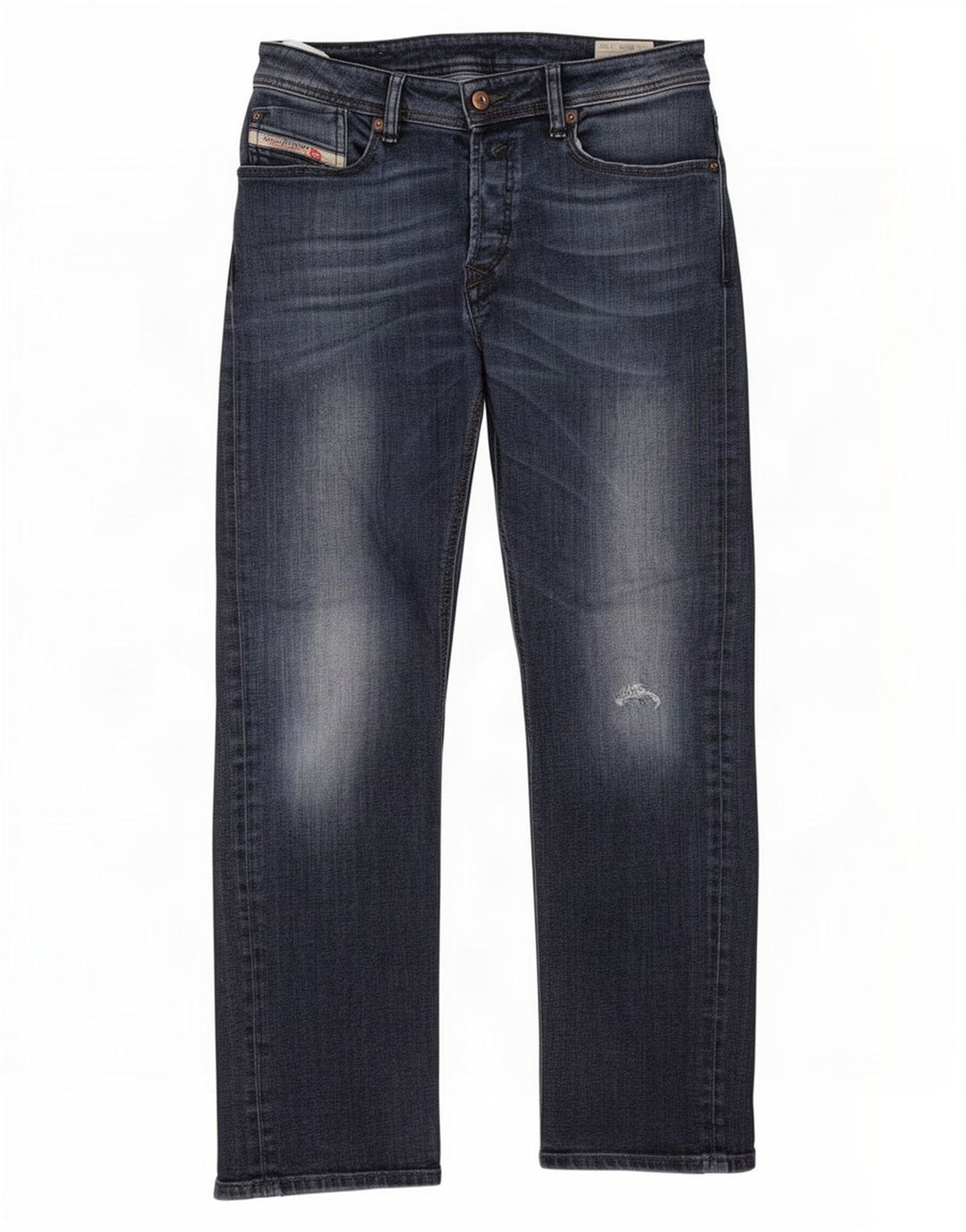 Diesel Damen Waykee Regular Straight Jeans W28 L30 Blaue Baumwolle