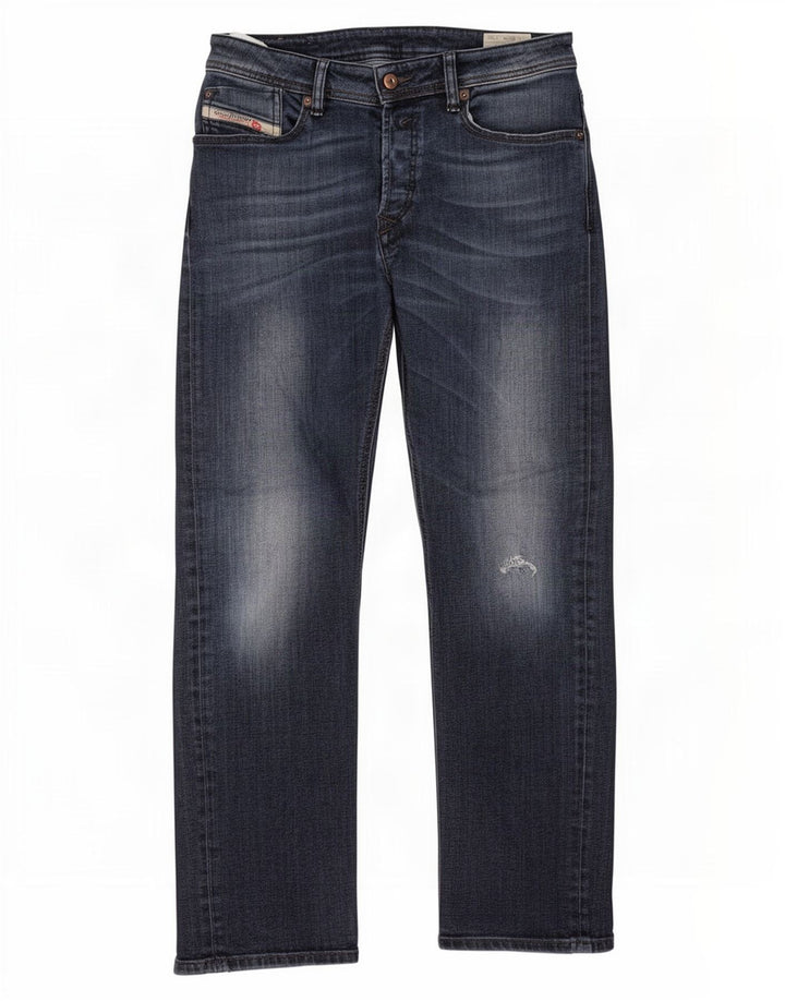 Diesel Damen Waykee Regular Straight Jeans W28 L30 Blaue Baumwolle