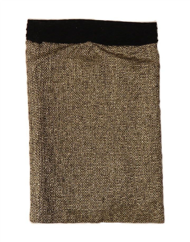 RIFLESSI Womens Straight Skirt W29 Medium Gold Vintage Riflessi and Second-Hand Riflessi from Messina Hembry 