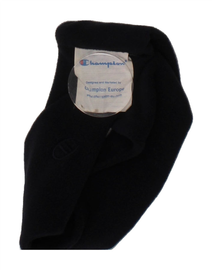 CHAMPION Womens Fleece Headband Hat One Size Navy Blue Polyester Vintage Champion and Second-Hand Champion from Messina Hembry 