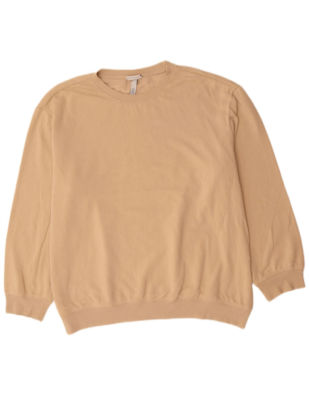 H&M Herren Relaxed Fit Sweatshirt Pullover XL Beige Baumwolle