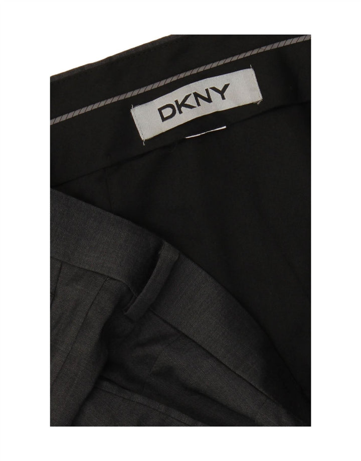 DKNY Herren-Anzughose, gerade, W34, L30, Grau