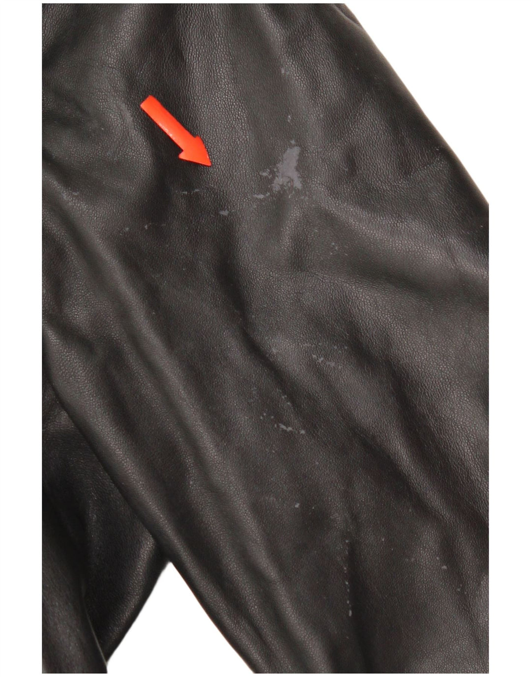 Vintage Herren Ledermantel UK 38 Mittelschwarzes Leder