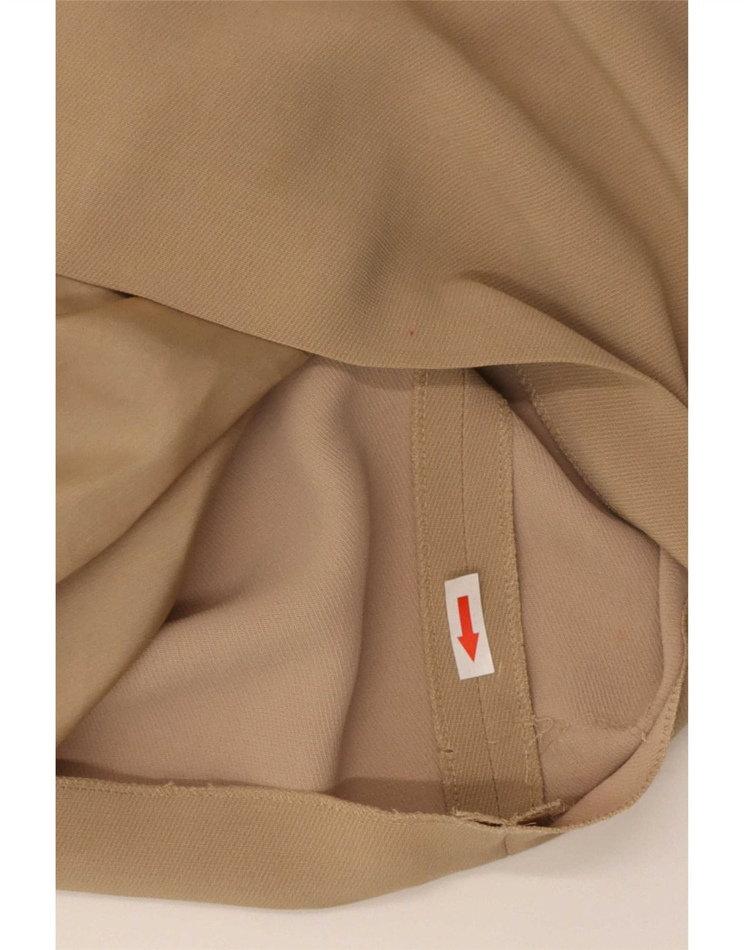 Max & Co. Damen Bleistiftrock UK 12 Medium W28 Beige Acetat