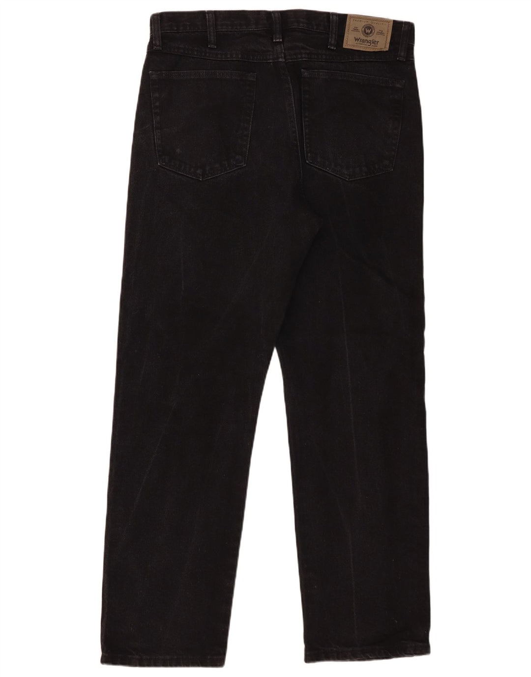 Wrangler Herren Straight Jeans W34 L30 Schwarze Baumwolle
