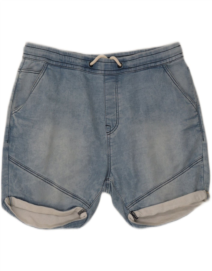 ZARA Mens Denim Denim Shorts Large W36 Blue Cotton Vintage Zara and Second-Hand Zara from Messina Hembry 
