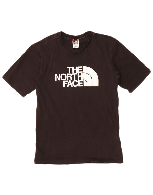 The North Face Womens Graphic T-Shirt Top UK 6 XS Schwarz Baumwolle
