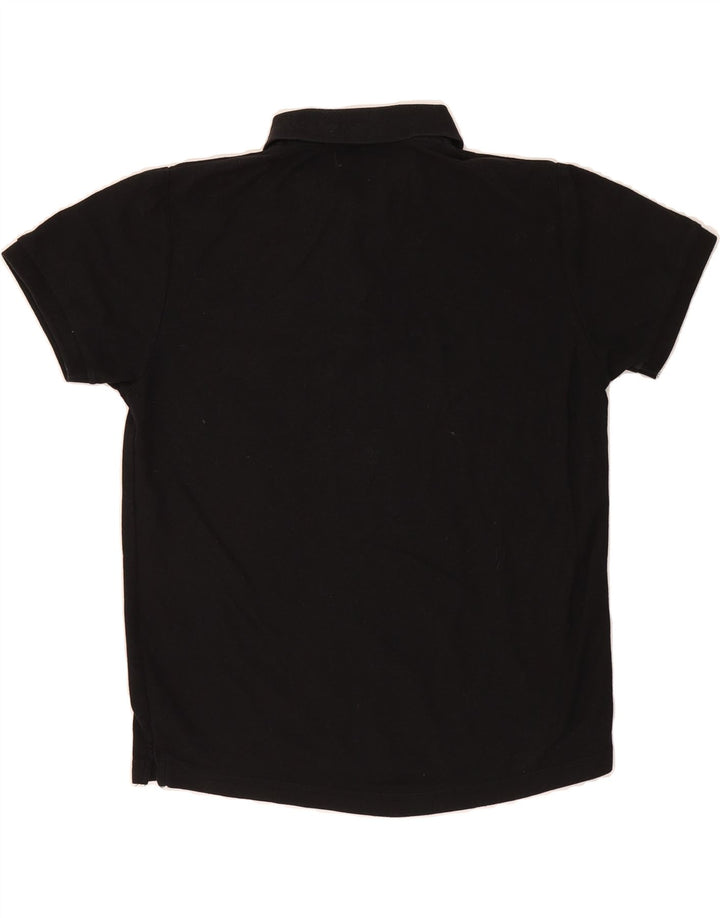 LYLE & SCOTT Mens Vintage Polo Shirt Medium Black Cotton Vintage Lyle & Scott and Second-Hand Lyle & Scott from Messina Hembry 