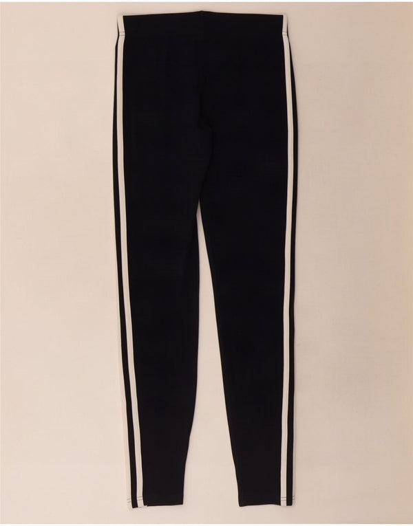 Adidas Leggings für Mädchen, 13–14 Jahre, marineblaue Baumwolle