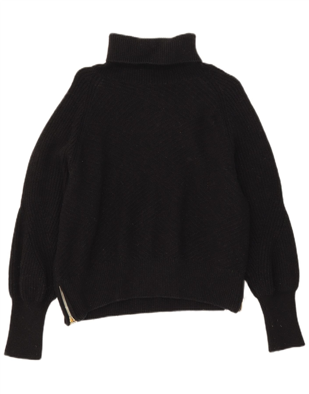 Barbour Damen-Pullover mit Rollkragen, übergroß, Gr. 10, Größe S, Schwarz, Baumwolle