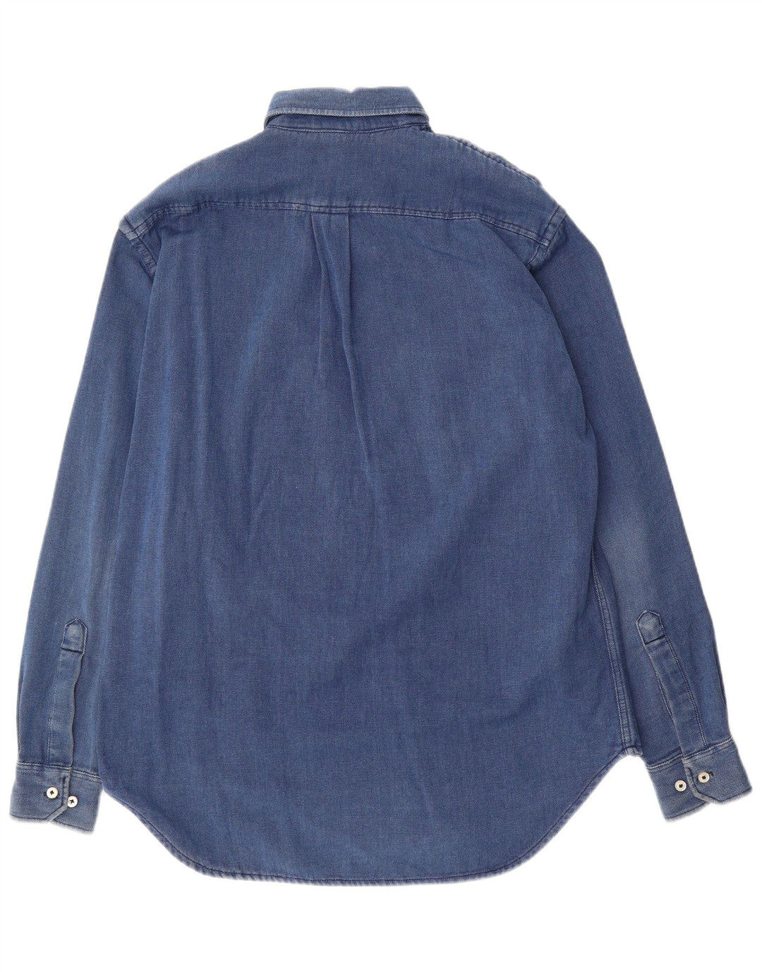 Murphy & Nye Herren-Sailwear-Hemd aus mittelblauer Baumwolle