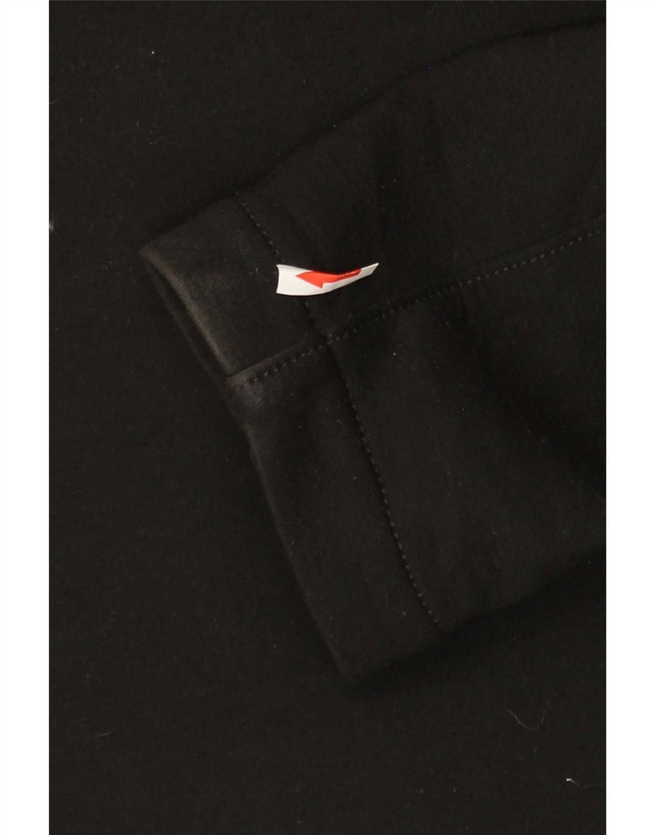 Zara Herren-Jacke mit Kapuze, gepolstert, Größe 40, Größe L, Schwarz, Baumwolle