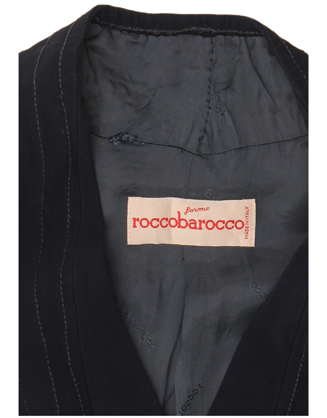 ROCCOBAROCCO Damen-Blazerjacke mit 4 Knöpfen, UK 14, mittleres Marineblau