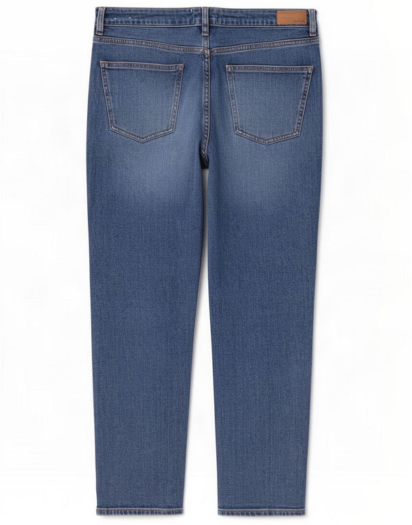 Fat Face Damen Straight Jeans UK 14 Large W32 L26 Blaue Baumwolle