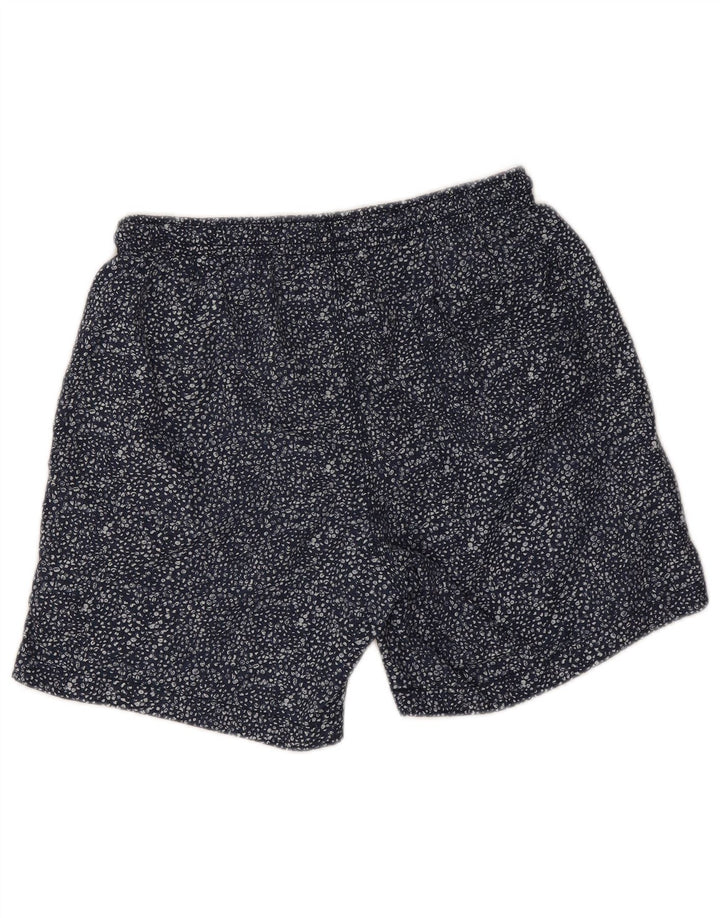 Napapijri Herren Badeshorts mit geographischem abstraktem Muster, mittelgroß, Marineblau