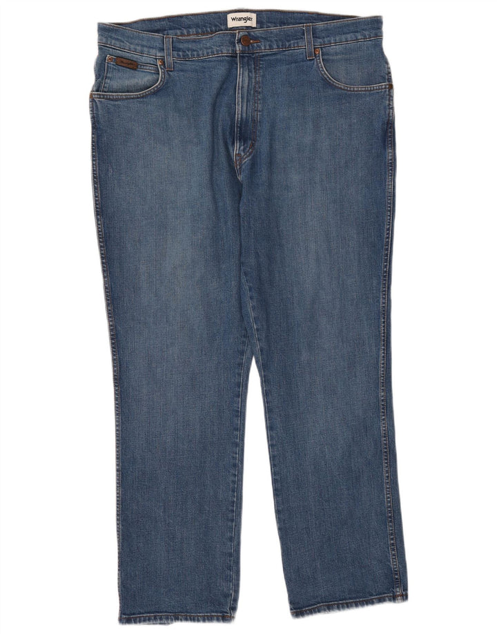 Wrangler Herren Slim Jeans W40 L30 Blaue Baumwolle