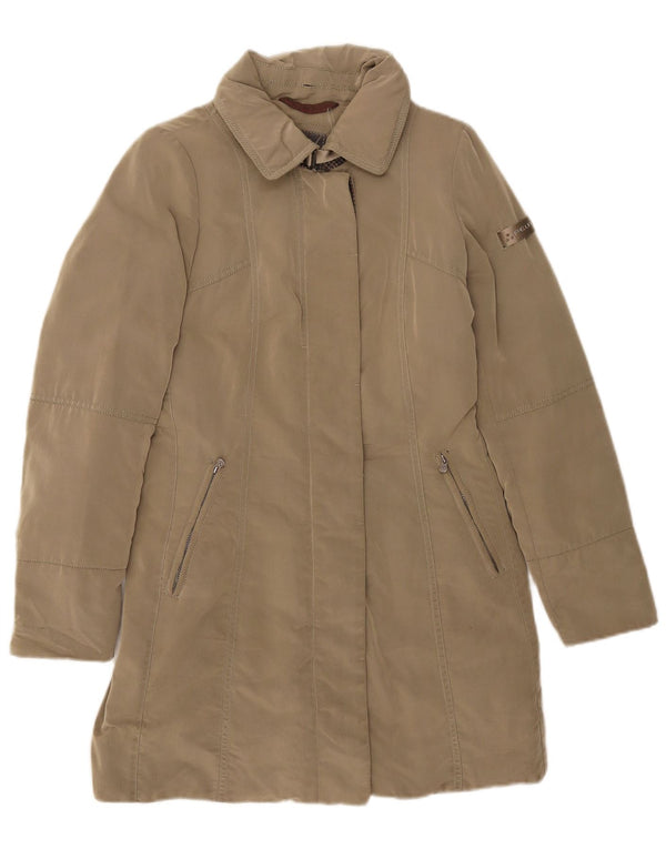 PEUTEREY Damen Wattierter Mantel IT 40 Small Khaki Polyamid