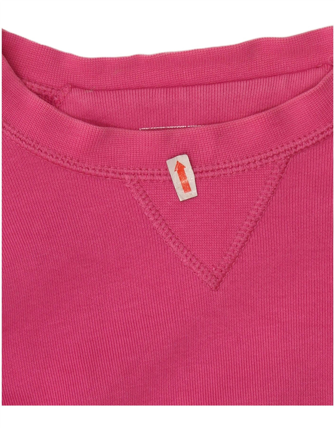 CHAMPION Damen Grafik-Sweatshirt-Pullover UK 16 Large Rosa Baumwolle