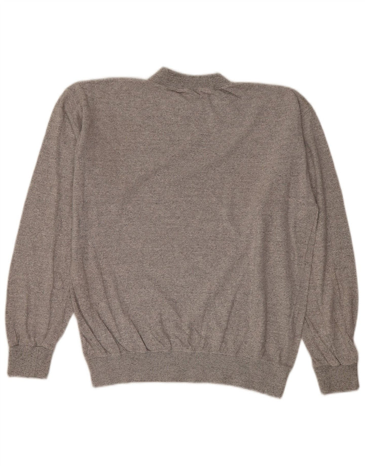Champion Herren-Sweatshirt mit Grafik, groß, grau gesprenkelte Baumwolle