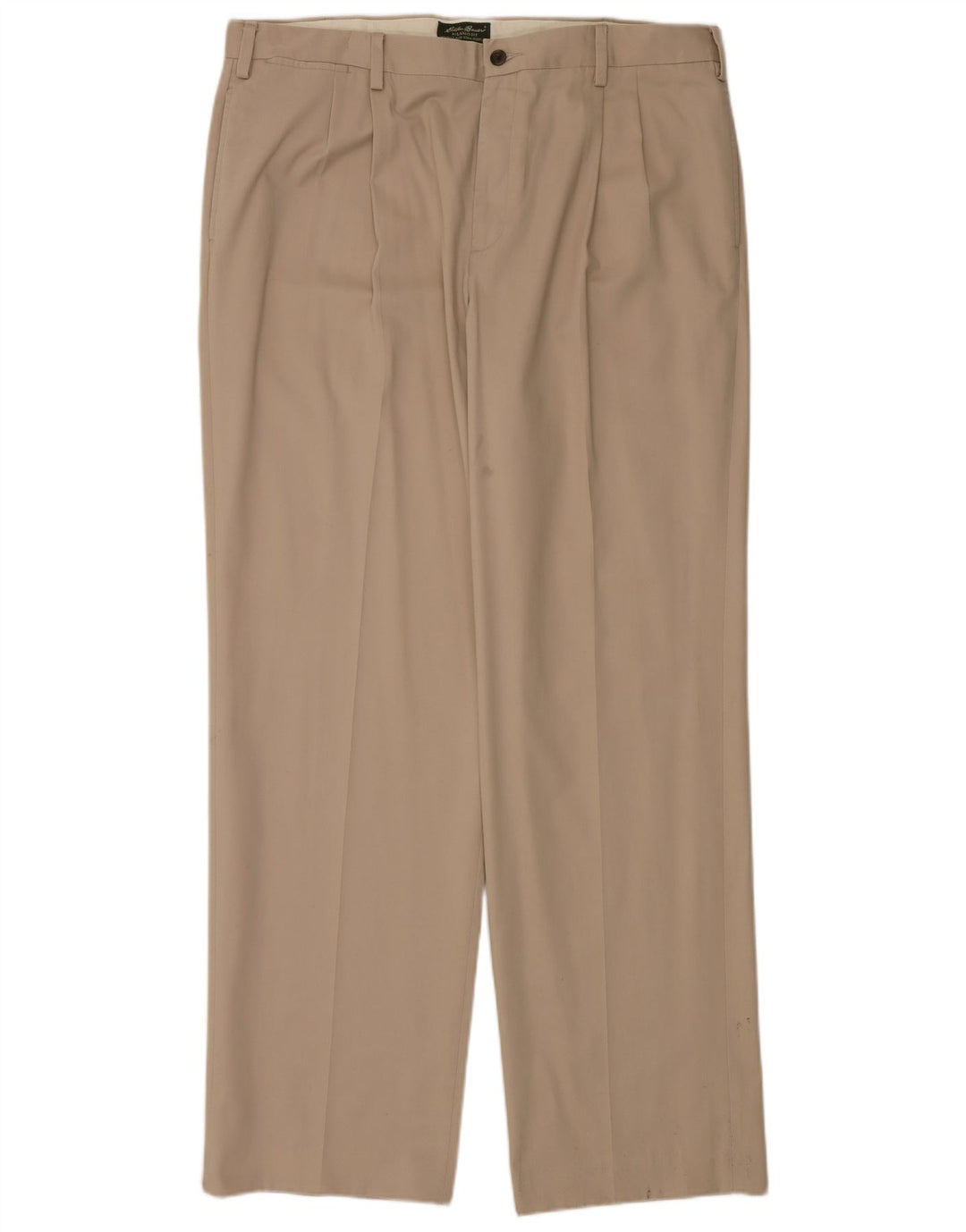 EDDIE BAUER Herren Relaxed Fit Chinohose W40 L36 Beige Baumwolle