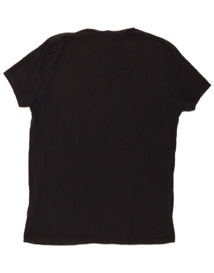 JACK WILLS Herren T-Shirt Top Small Schwarz Baumwolle
