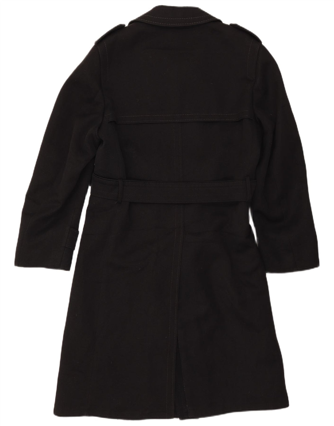 LORD Herren Trenchcoat IT 48 Mittelschwarze Wolle