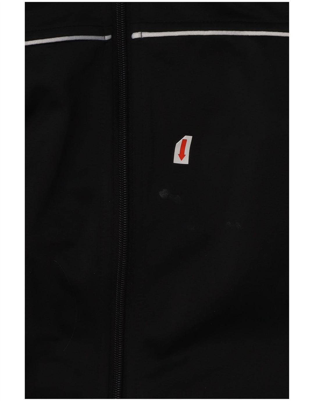 KAPPA Damen-Trainingsanzugoberteil mit Grafik, UK 14, Mittelschwarz, Farbblock