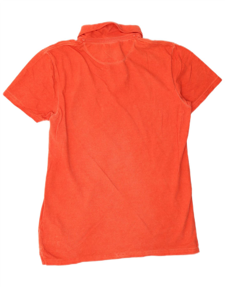 Timberland Herren-Poloshirt aus mitteloranger Baumwolle