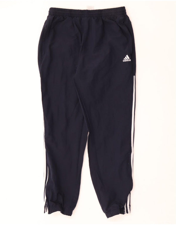 Adidas Herren-Trainingshose, Jogginghose, groß, marineblau, Polyester