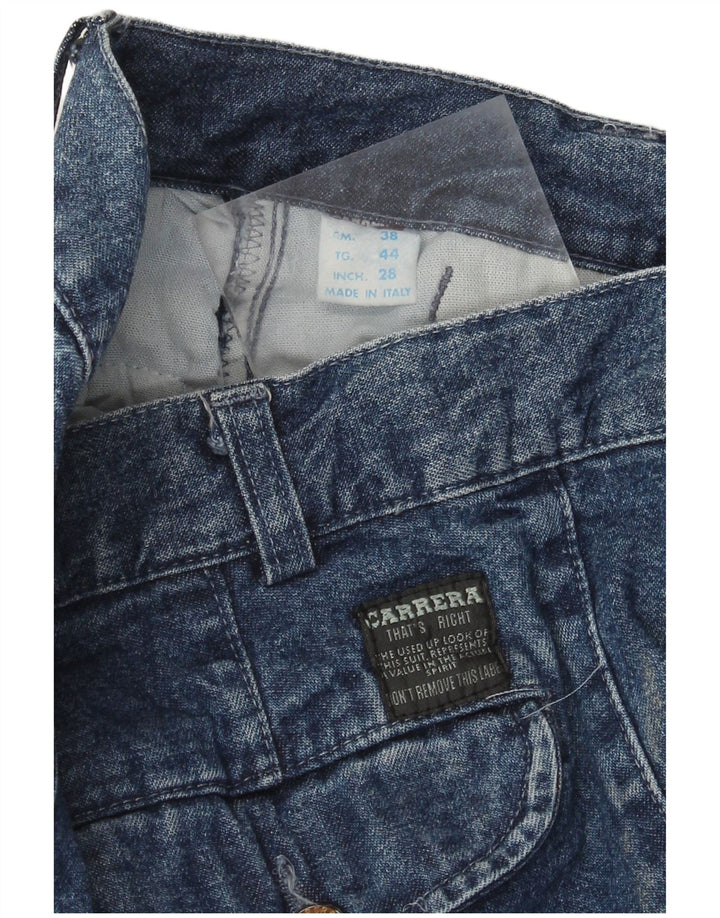 Carrera Damen-Jeans mit hoher Taille, IT 44, mittelgroß, W28, L31, blaue Baumwolle