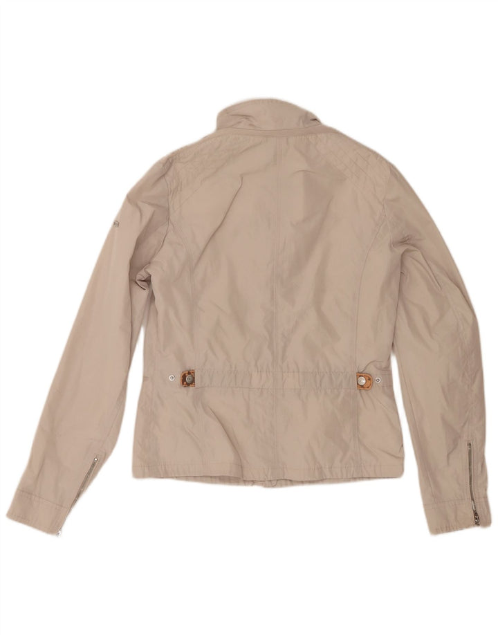 Geox Damen Respira Utility Jacke UK 10 Small Beige Polyester