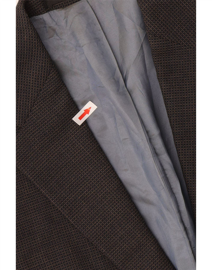 Marks & Spencer Herren-Kurzblazer, Gr. 40, mittelblau, kariert
