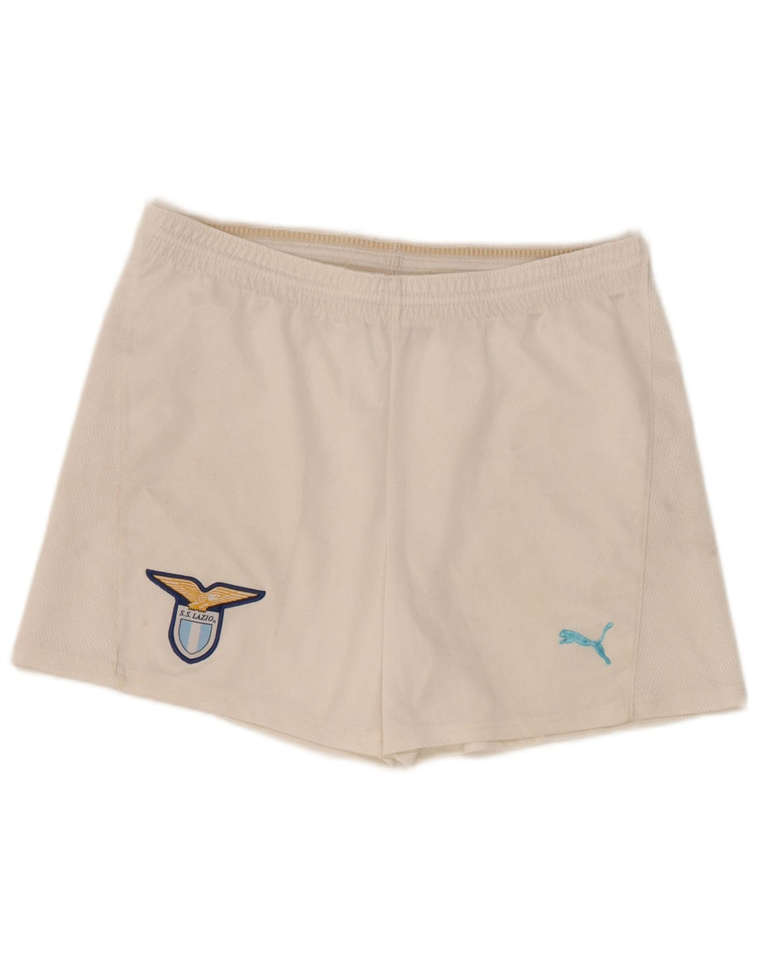 Puma Herren S.S. Lazio Sport Shorts Large Weiß Polyester