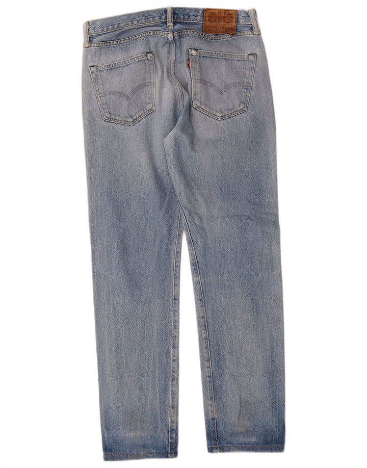 LEVI'S Herren 501 CT Straight Jeans W30 L30 Blaue Baumwolle