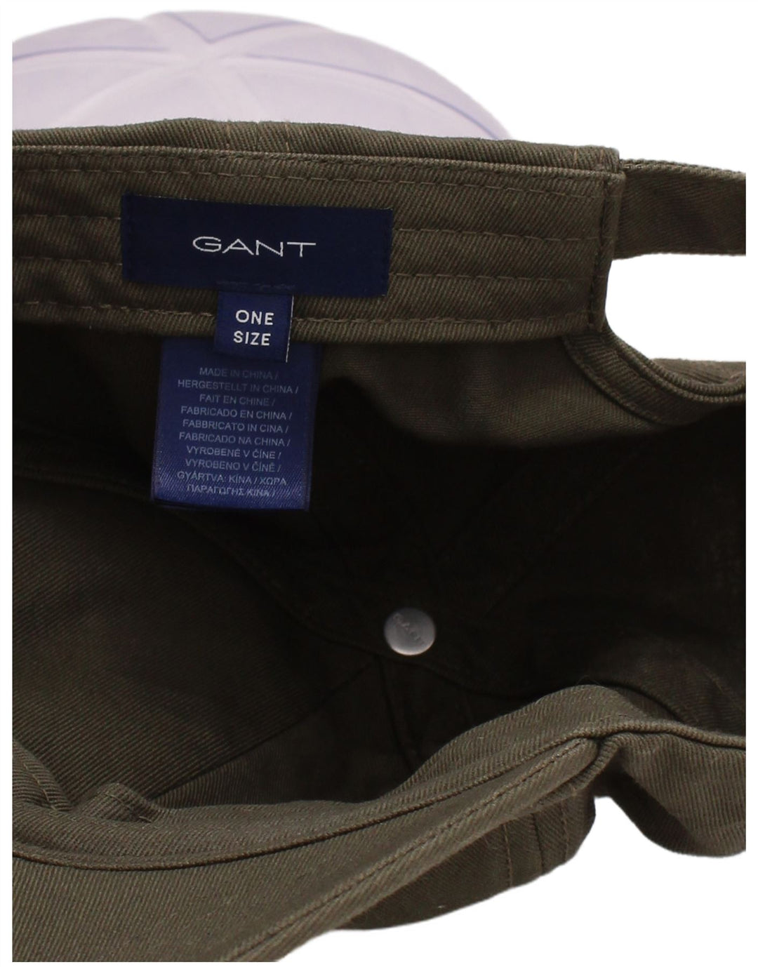 Gant Herren-Baseballkappe, Einheitsgröße, Khaki, Baumwolle