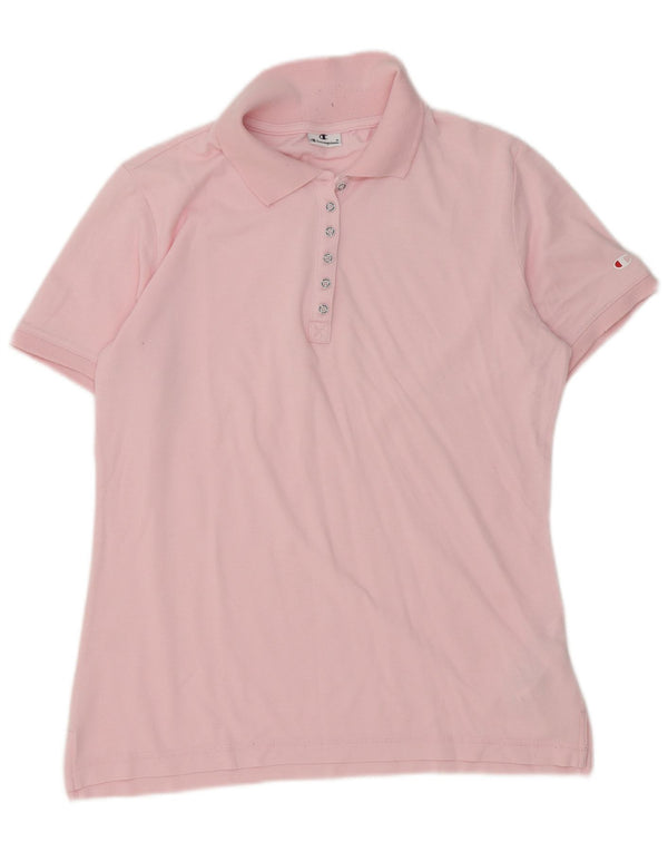 Champion Damen Poloshirt UK 20 2XL Rosa Baumwolle