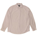 Nautica Herren-Slim-Fit-Hemd, Größe 17 1/2 XL, weißes Polyester