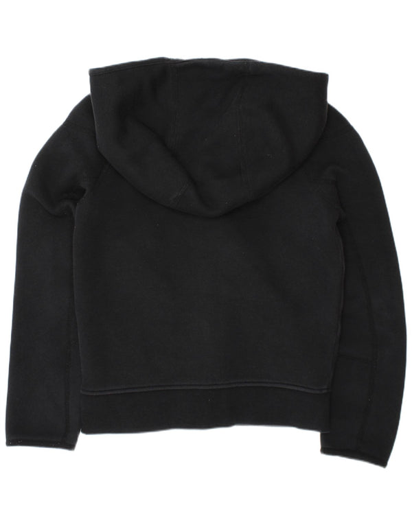 Nike Jungen-Kapuzenpullover mit Reißverschluss, 6–7 Jahre, XS, schwarze Baumwolle