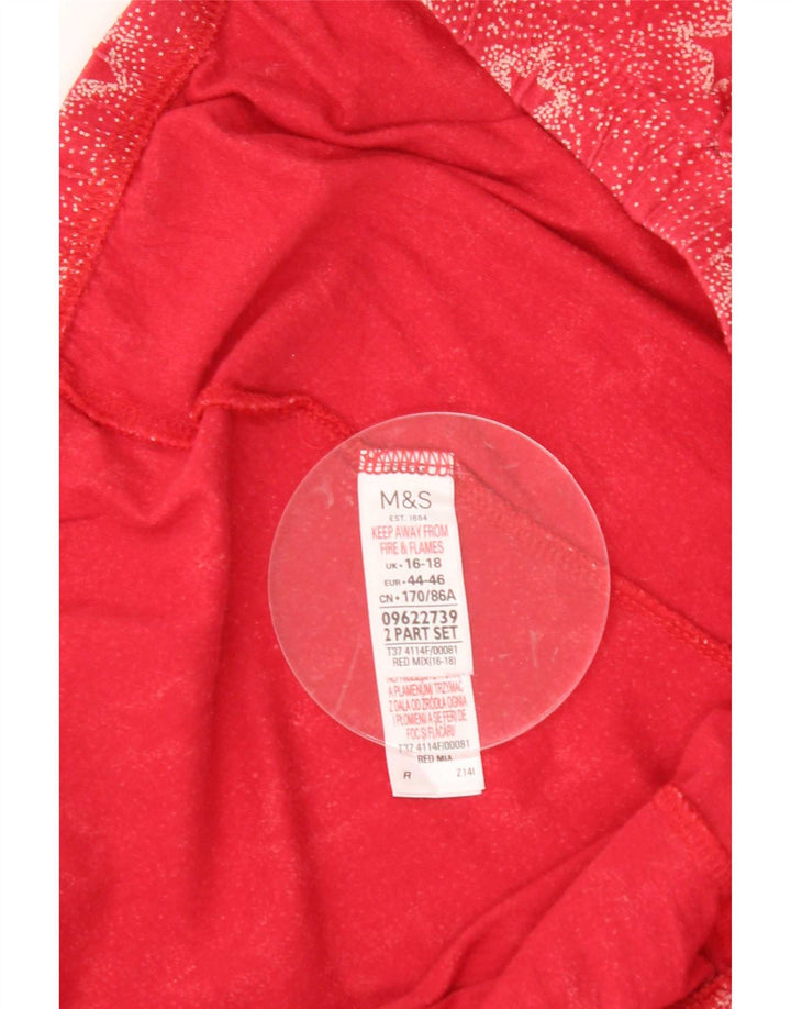 Marks & Spencer Damen-Freizeithose mit abstraktem Muster, UK 16/18, Größe L W36