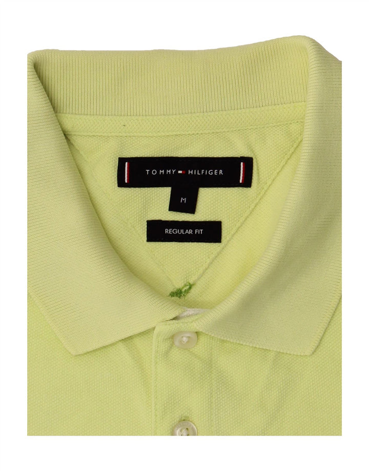 TOMMY HILFIGER Mens Regular Fit Polo Shirt Medium Green Vintage Tommy Hilfiger and Second-Hand Tommy Hilfiger from Messina Hembry 
