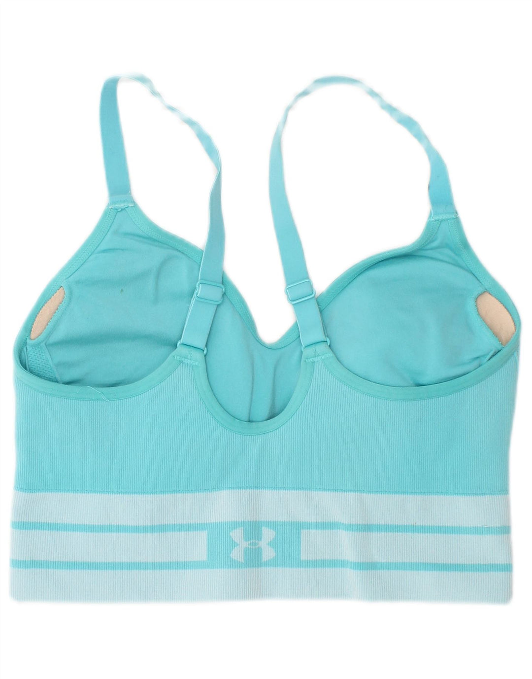 Under Armour Damen gepolstertes Sport-BH-Oberteil Mittelblau Sport